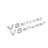 Emblema Mercedes V8 Biturbo
