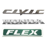 Emblema Nome Civic Honda