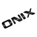 Emblema Onix Chevrolet Preto