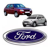 Emblema Oval Dianteiro Grade Ford Fiesta Courier Escort Ka
