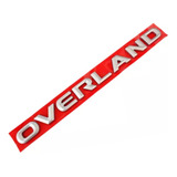 Emblema Overland Cromado Jeep