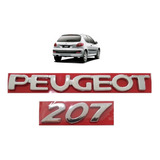 Emblema Peugeot 207 2007 2008 2009 2010 2011 2012 Tampa
