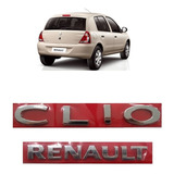 Emblema Renault Clio 2013 2014 2015 2016 2017 Tampa Tras