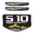 Emblema S10 High Country  2016 Aço Inox - Colunas E Traseira
