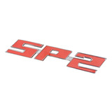 Emblema Traseiro Cromado Volkswagen Sp2 Vermelho Novo