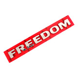 Emblema Traseiro Freedom Cromado