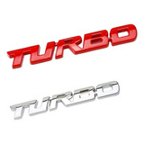 Emblema Turbo Em Metal