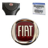 Emblema Volante Fiat Vermelho