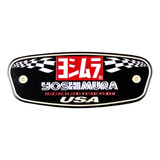 Emblema Yoshimura Adesivo Aluminio