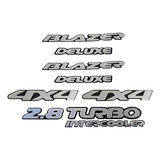 Emblemas Adesivos Blazer Deluxe
