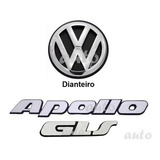 Emblemas Apollo Gls + Vw Grade - Modelo Original