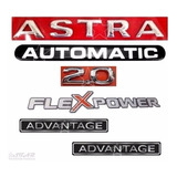 Emblemas Astra Automatic 2.0 Flex Advantage - 2004 À 2011