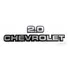Emblemas Chevrolet 2.0 - Monza 1986 À 1990 - Modelo Original