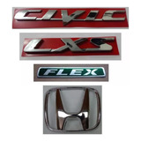 Emblemas Civic Lxs Flex