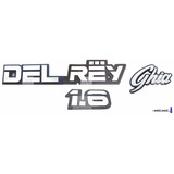 Emblemas Del Rey 1.6 Ghia - 1985 À 1991 - Modelo Original