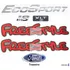 Emblemas Ecosport 1.6 Xlt Freestyle + Mala - 2003 À 2012