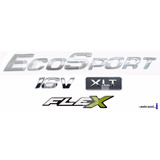Emblemas Ecosport 16v Xlt