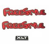 Emblemas Freestyle Vermelho Xlt