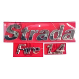 Emblemas Letreiro Strada Fire