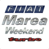 Emblemas Marea Weekend Fiat