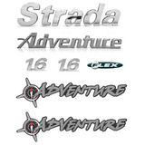 Emblemas Strada Adventure Flex