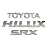 Emblemas Toyota Hilux Srx