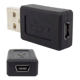 Emenda V3 Adaptador Conector Conversor Mini Usb Fêmea(c)