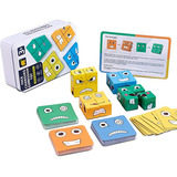 Emoji Combinando Blocos De Construção Jigsaw Toy Board Game-