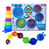 Empilha Copinhos Brinquedo De