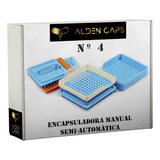 Encapsuladora Manual No 4 Semiautomática Em Abs 100 Cápsulas