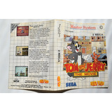 Encarte Tom And Jerry The Movie - Master System