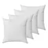 Enchimento Almofada Refil 40x40 Silicone Kit Com 4 Unidades