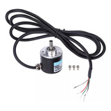 Encoder Incremental 360 Pulsos 5 A 24vdc Eixo 6 Mm Npn Ab