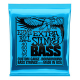 Encordoamento Ernie Ball Super Slinky P/ Baixo 4 Cordas 040