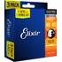 Encordoamento Guitarra Elixir .009-042 Nanoweb Pack 3 ¿ 1654