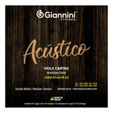 Encordoamento Viola Caipira Giannini