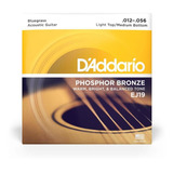 Encordoamento Violao Aco .012 D'addario Phosphor Bronze Ej19