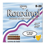 Encordoamento Violão Rouxinol R20 Aço Inox Bolinha Mi Extra