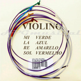 Encordoamento Violino 1/4 Mauro Calixto Jogo De Corda Padrão