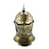 Enfeite Capacete Cavaleiro Medieval Dourado 47cm