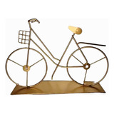 Enfeite Decoracao Bicicleta Dourada