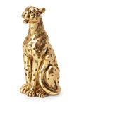Enfeite Decorativo Estatua Leopardo