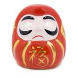 Enfeite Estatueta Daruma Amuleto