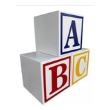 Enfeite Infantil Abc Cubos
