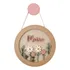 Enfeite Porta Maternidade Jardim Menina Flores Rose Girassol