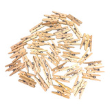 Enfeite Pregador Mini 2 5cm Natural 50 Und