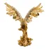 Enfeite Rack Águia Asas Abertas Dourada Brilhante - 22.5cm Cor Dourado