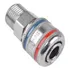 Engate Rápido De Ar 1/4   Schweers Rosca 1/2   Macho Npt.