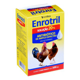 Enrotril Solúvel 20    Antibiótico Para Aves   100ml