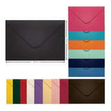 Envelope Convite Colorido Preto